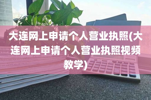 大连网上申请个人营业执照(大连网上申请个人营业执照视频教学)