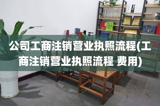 公司工商注销营业执照流程(工商注销营业执照流程 费用)