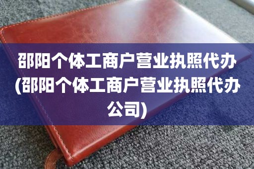 邵阳个体工商户营业执照代办(邵阳个体工商户营业执照代办公司)