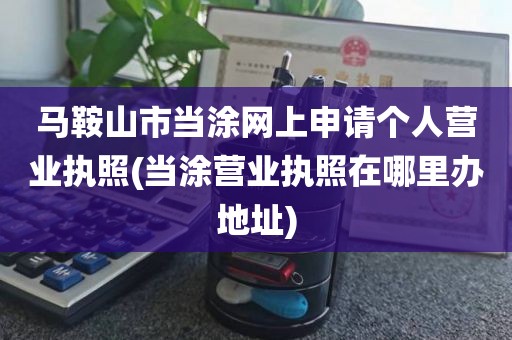 马鞍山市当涂网上申请个人营业执照(当涂营业执照在哪里办地址)