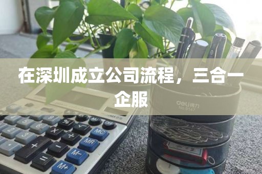 在深圳成立公司流程，三合一企服