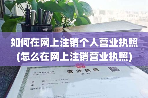 如何在网上注销个人营业执照(怎么在网上注销营业执照)