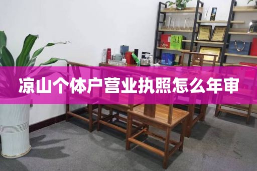 凉山个体户营业执照怎么年审
