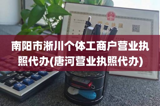 南阳市淅川个体工商户营业执照代办(唐河营业执照代办)
