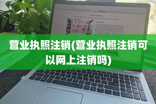 营业执照注销(营业执照注销可以网上注销吗)