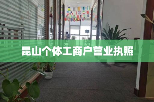 昆山个体工商户营业执照