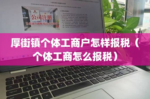 厚街镇个体工商户怎样报税（个体工商怎么报税）