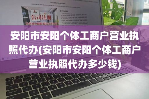 安阳市安阳个体工商户营业执照代办(安阳市安阳个体工商户营业执照代办多少钱)