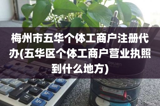 梅州市五华个体工商户注册代办(五华区个体工商户营业执照到什么地方)