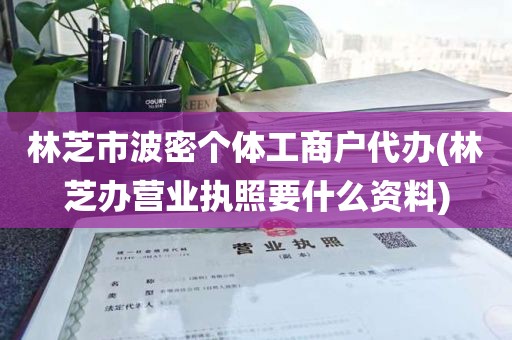 林芝市波密个体工商户代办(林芝办营业执照要什么资料)