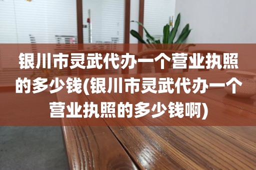 银川市灵武代办一个营业执照的多少钱(银川市灵武代办一个营业执照的多少钱啊)
