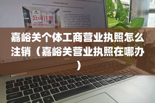 嘉峪关个体工商营业执照怎么注销（嘉峪关营业执照在哪办）