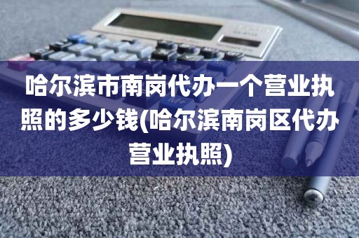 哈尔滨市南岗代办一个营业执照的多少钱(哈尔滨南岗区代办营业执照)