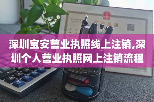 深圳宝安营业执照线上注销,深圳个人营业执照网上注销流程