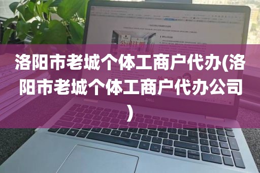 洛阳市老城个体工商户代办(洛阳市老城个体工商户代办公司)