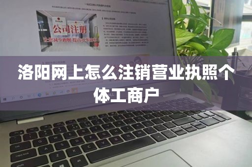 洛阳网上怎么注销营业执照个体工商户