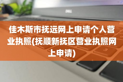 佳木斯市抚远网上申请个人营业执照(抚顺新抚区营业执照网上申请)