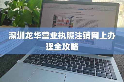 深圳龙华营业执照注销网上办理全攻略
