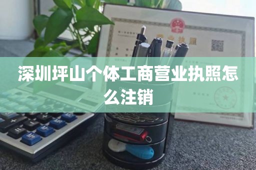 深圳坪山个体工商营业执照怎么注销