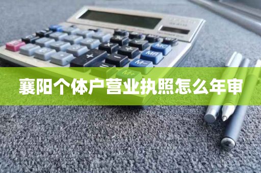 襄阳个体户营业执照怎么年审