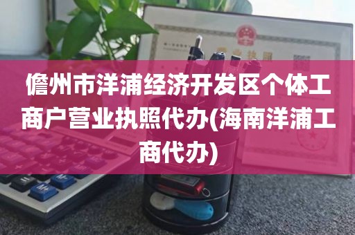 儋州市洋浦经济开发区个体工商户营业执照代办(海南洋浦工商代办)