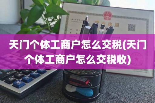 天门个体工商户怎么交税(天门个体工商户怎么交税收)