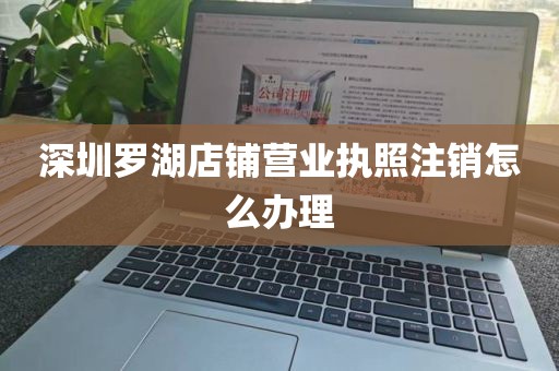 深圳罗湖店铺营业执照注销怎么办理