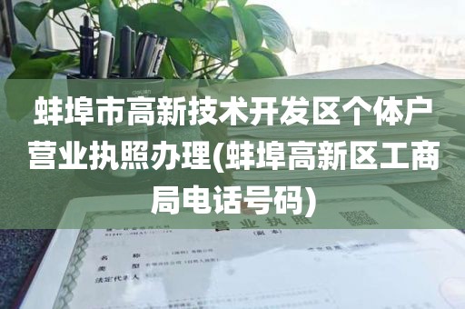 蚌埠市高新技术开发区个体户营业执照办理(蚌埠高新区工商局电话号码)