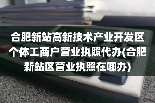 合肥新站高新技术产业开发区个体工商户营业执照代办(合肥新站区营业执照在哪办)