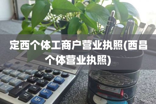 定西个体工商户营业执照(西昌个体营业执照)