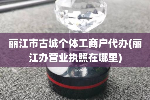 丽江市古城个体工商户代办(丽江办营业执照在哪里)
