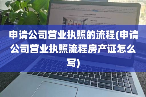申请公司营业执照的流程(申请公司营业执照流程房产证怎么写)