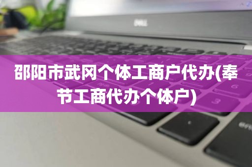 邵阳市武冈个体工商户代办(奉节工商代办个体户)
