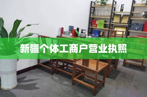 新疆个体工商户营业执照