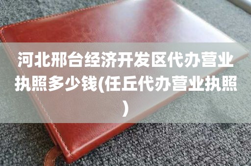 河北邢台经济开发区代办营业执照多少钱(任丘代办营业执照)