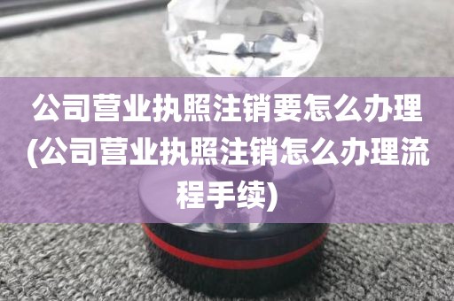 公司营业执照注销要怎么办理(公司营业执照注销怎么办理流程手续)