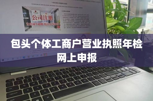 包头个体工商户营业执照年检网上申报