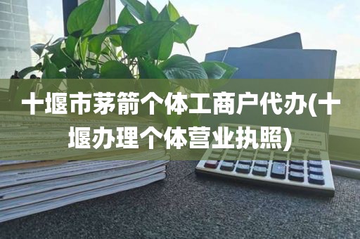 十堰市茅箭个体工商户代办(十堰办理个体营业执照)