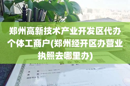 郑州高新技术产业开发区代办个体工商户(郑州经开区办营业执照去哪里办)