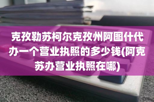 克孜勒苏柯尔克孜州阿图什代办一个营业执照的多少钱(阿克苏办营业执照在哪)
