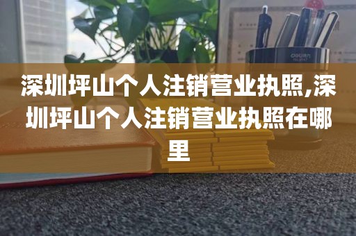 深圳坪山个人注销营业执照,深圳坪山个人注销营业执照在哪里