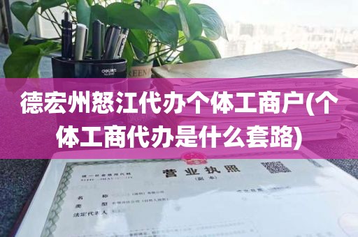 德宏州怒江代办个体工商户(个体工商代办是什么套路)