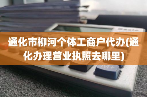 通化市柳河个体工商户代办(通化办理营业执照去哪里)