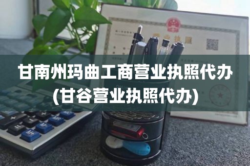 甘南州玛曲工商营业执照代办(甘谷营业执照代办)