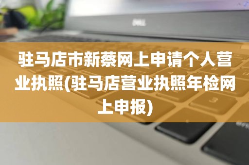驻马店市新蔡网上申请个人营业执照(驻马店营业执照年检网上申报)