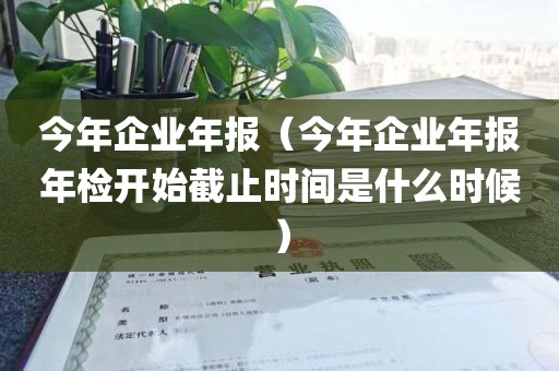 今年企业年报(今年企业年报年检开始截止时间是什么时候)