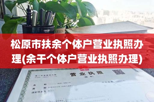 松原市扶余个体户营业执照办理(余干个体户营业执照办理)
