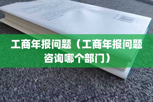 工商年报问题（工商年报问题咨询哪个部门）