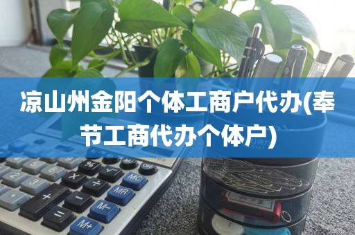 凉山州金阳个体工商户代办(奉节工商代办个体户)