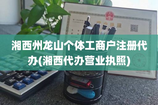湘西州龙山个体工商户注册代办(湘西代办营业执照)